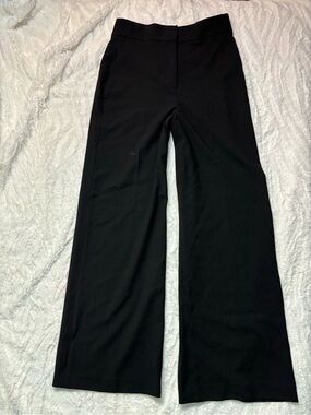 NWT Halogen Nordstrom Black Dress Pants Size 10 Wide Leg New